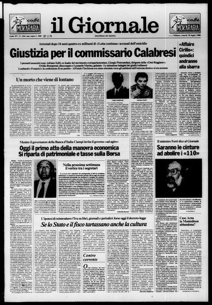 Il giornale : quotidiano del mattino